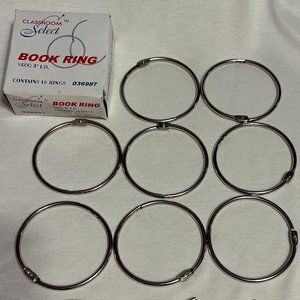Book Rings 3 inches 10 Count. Box